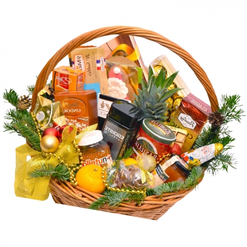 Подарочная корзина к Новому Году и Рождеству